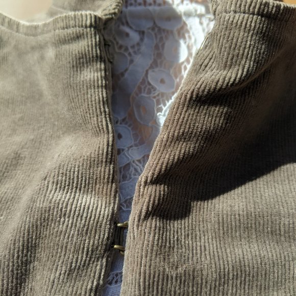 H&M Corduroy Military Steampunk inspired Jacket - Picture 9 of 11